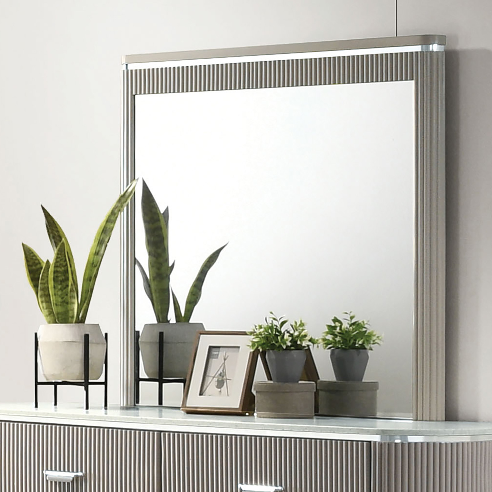 Mirror, Light Gray