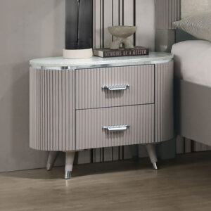 Nightstand, Light Gray