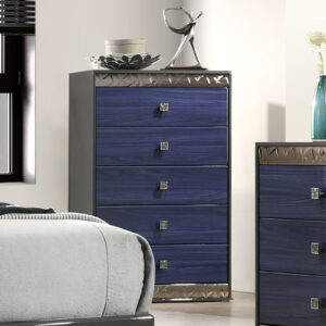 Chest, Ash Gray/Indigo Blue