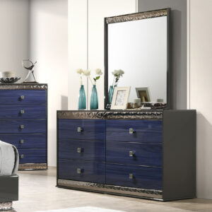 Dresser, Ash Gray/Indigo Blue