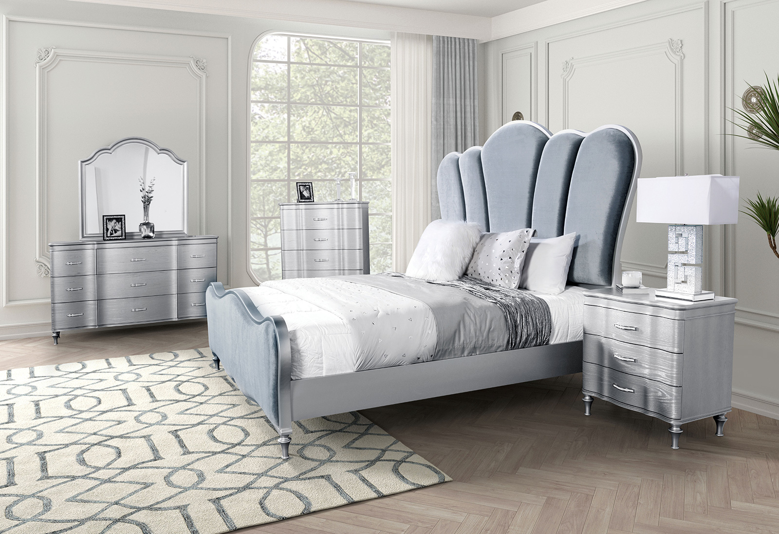 Queen/King Side Rails & Slats