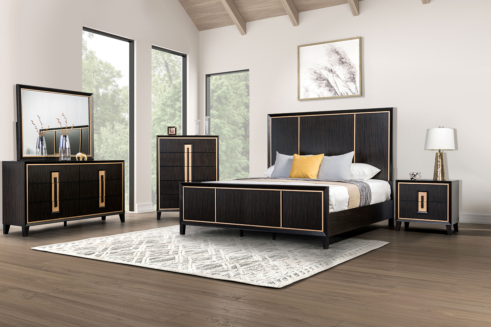Queen Side Rails, Espresso