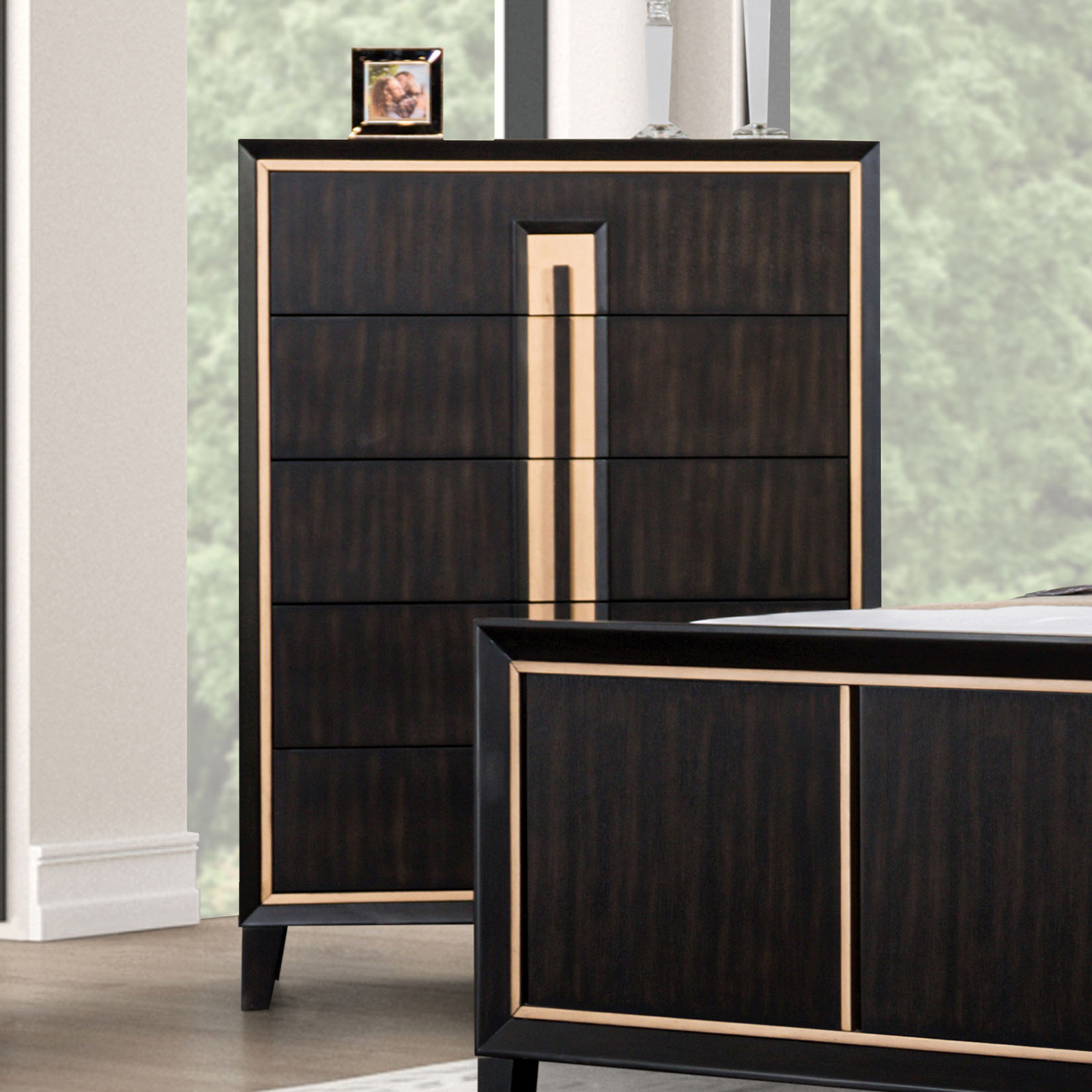 Queen Side Rails, Espresso