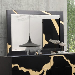 Mirror, Black/Gold