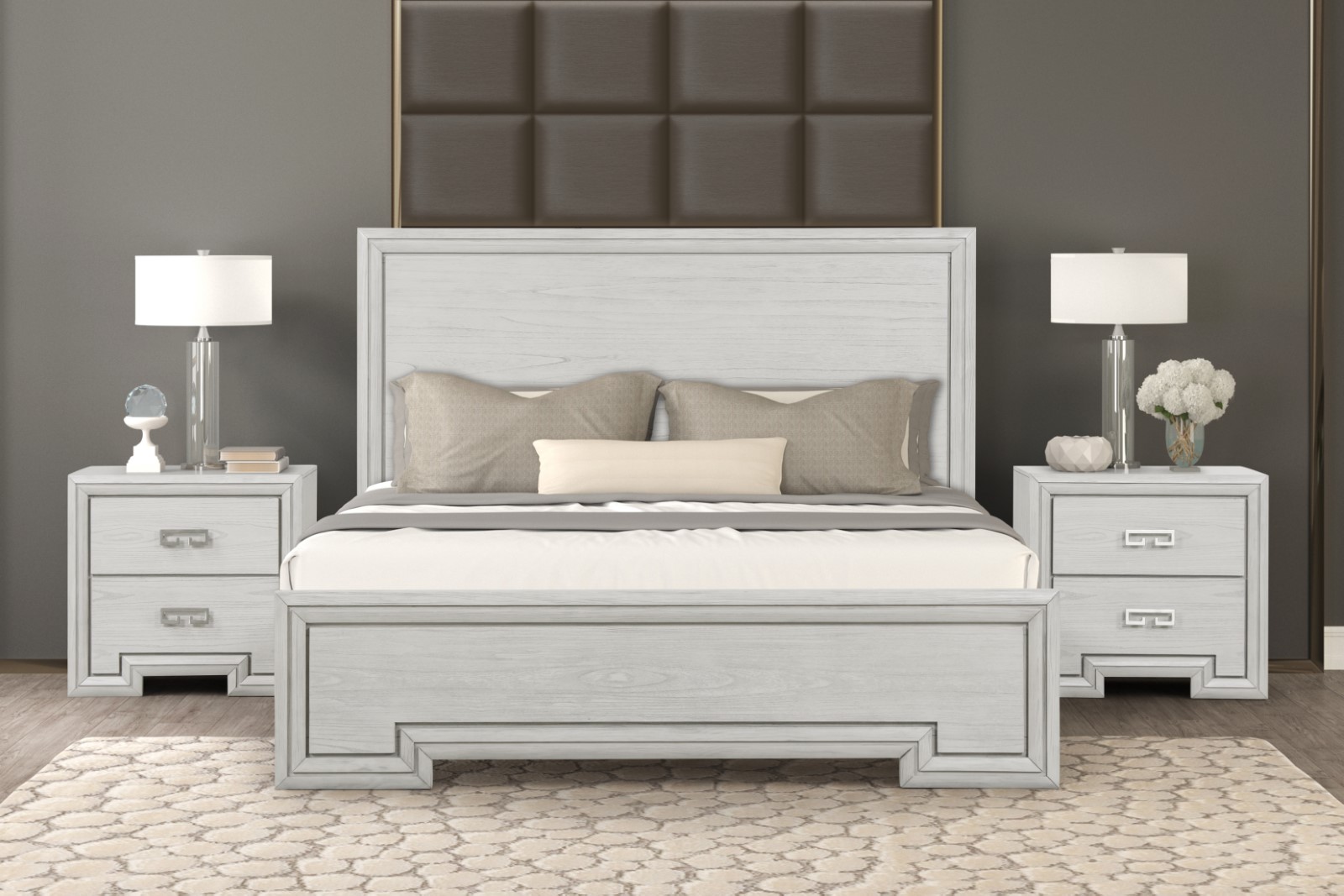 4 Pc. Queen Bedroom Set w/ 2NS