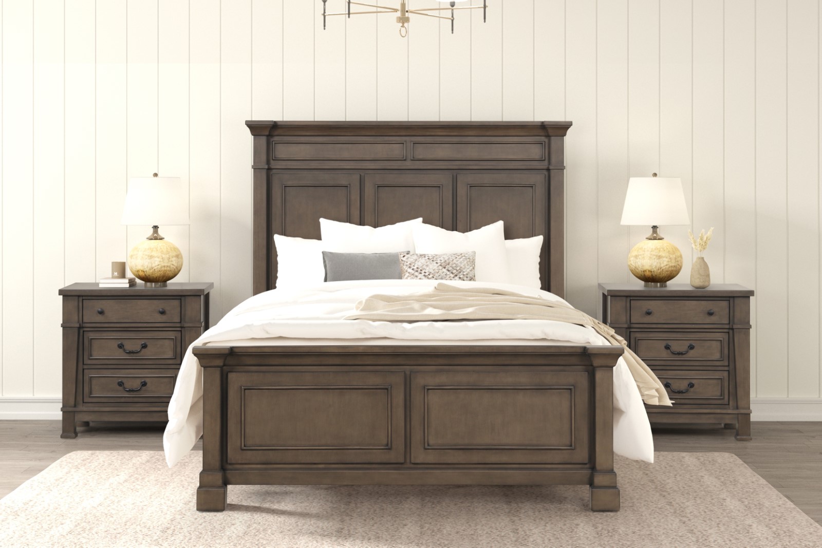 4 Pc. Queen Bedroom Set w/ 2NS