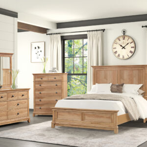Twin/Full Bed Rails, Natural Oak