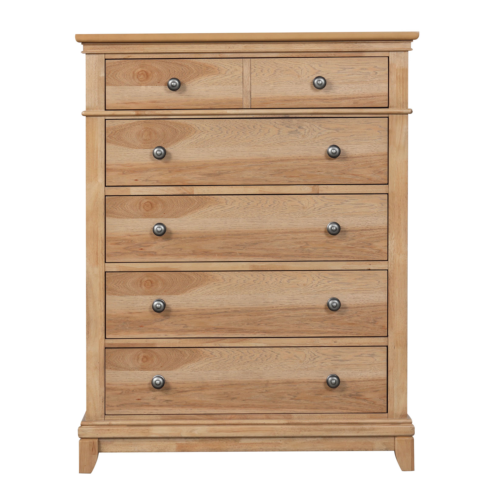 Twin Bed, Natural Oak