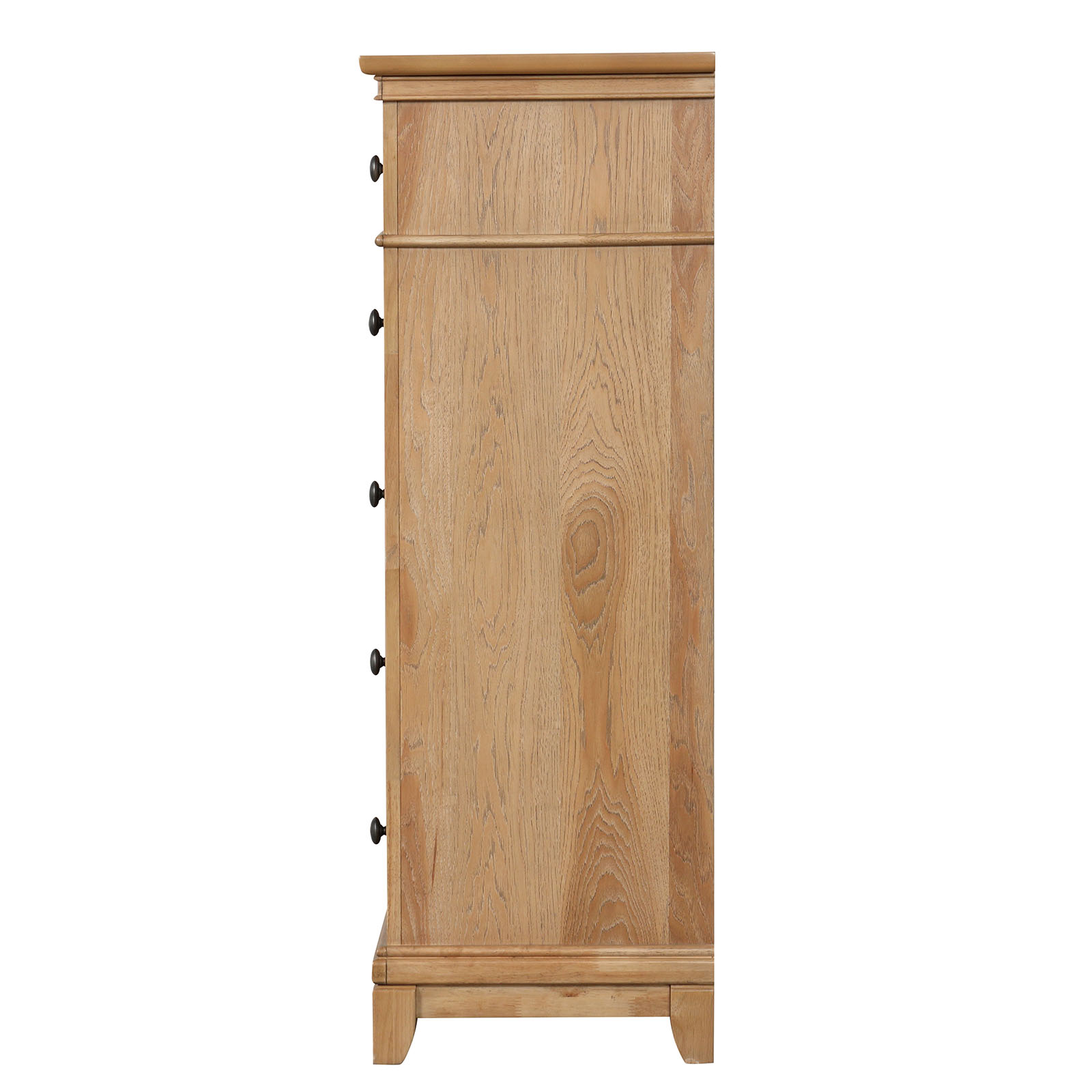 Twin Bed, Natural Oak