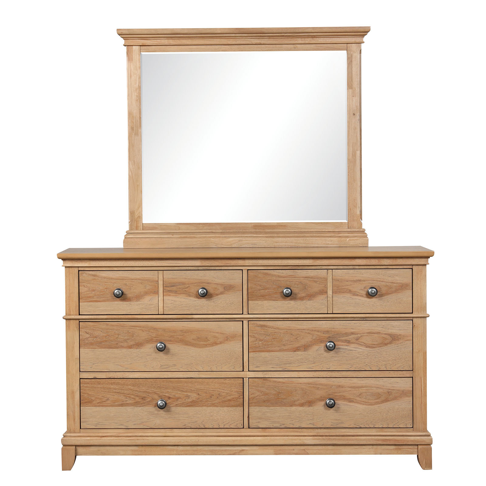 Twin Bed, Natural Oak