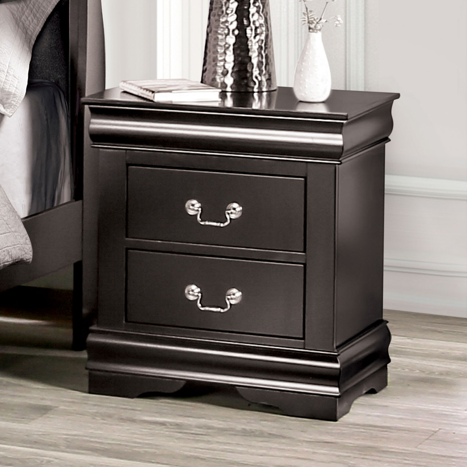 Full HB, FB, 4 Pc. Slats Supports, Black