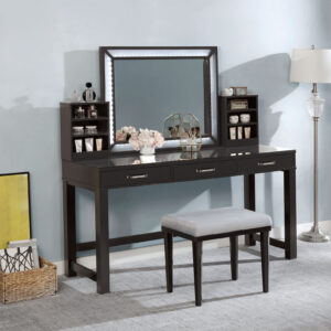 Vanity w/ Stool, Gray