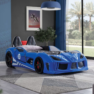 Twin Car Bed, Blue