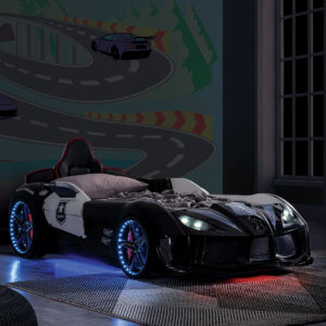 Twin Police Car Bed - Front Panel w/ AI