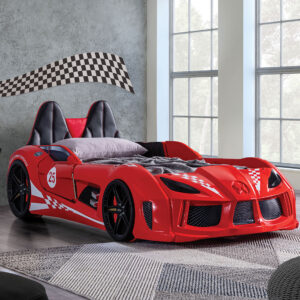 Twin Car Bed - Left & Right Panel, Red