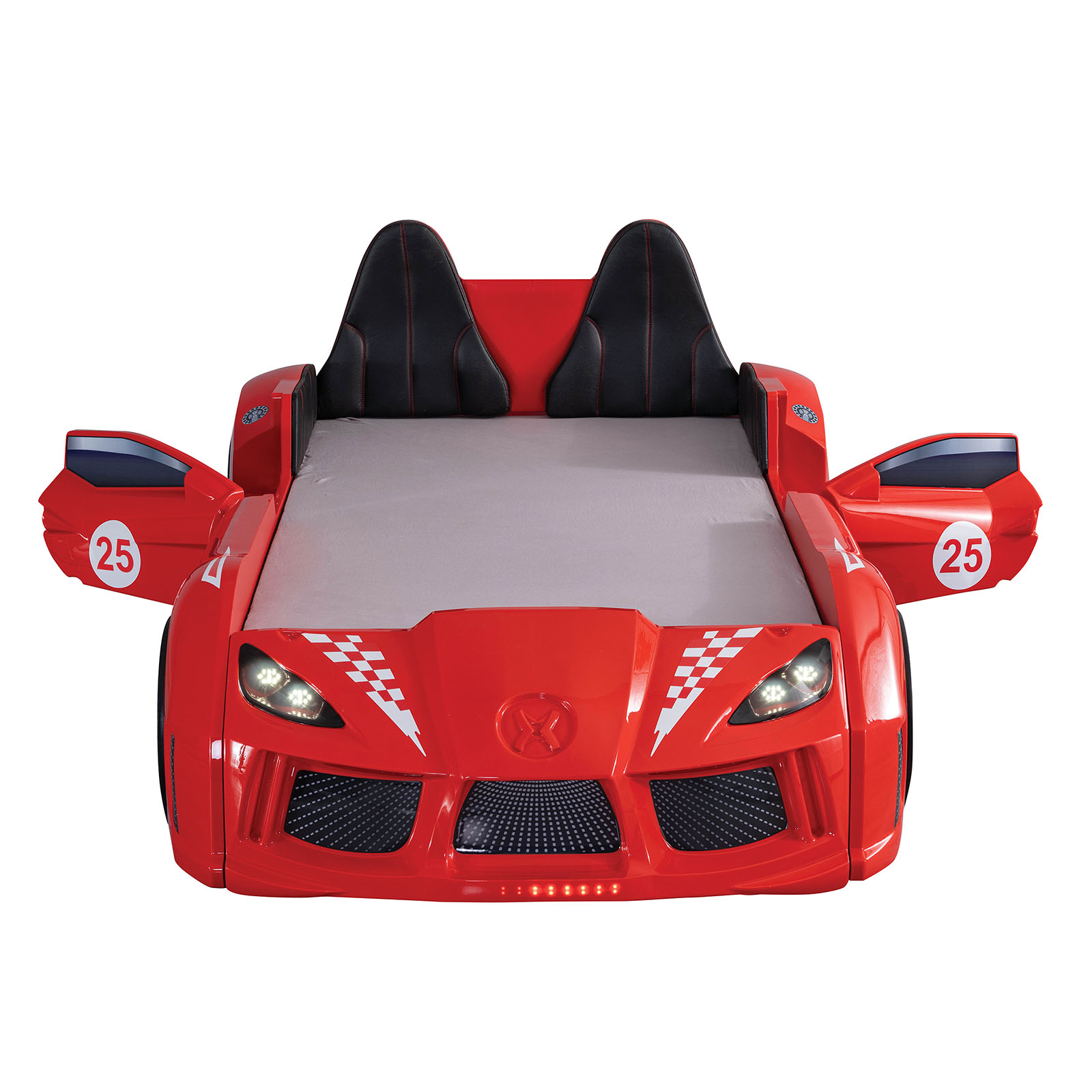 Twin Car Bed, Red