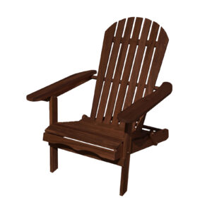 Adirondrack Chair, Dark Brown
