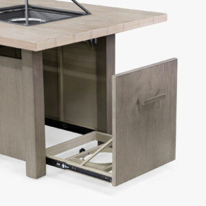 Dining Table w/ Fire Pit & Cooler, Box 2 Of 1