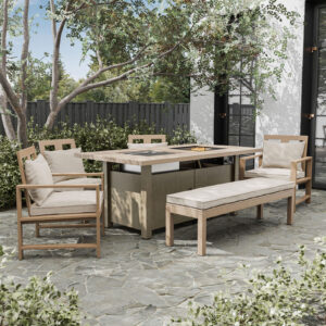 5 Pc. Dining Set w/ Bench