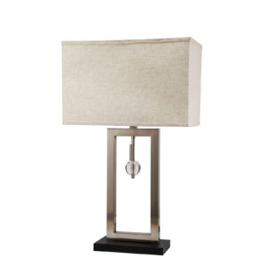Table Lamp, Silver