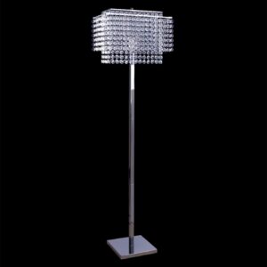 Floor Lamp, Hanging Crystal