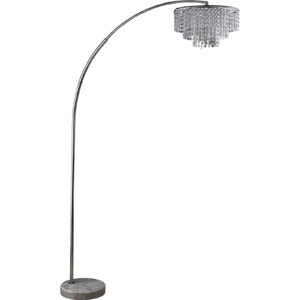 62"H Crystal Chrome Arch Lamp