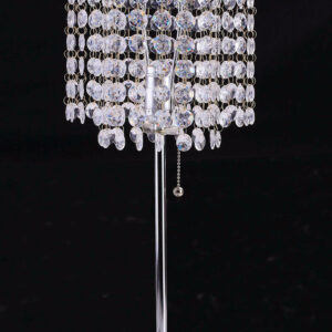 Table Lamp, Hanging Crystal