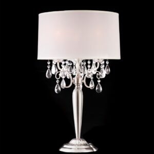 Table Lamp, Hanging Crystal