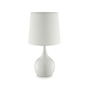 23.5"H Glossy White Table Lamp