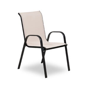Stacking Chair (2/Stack), Beige