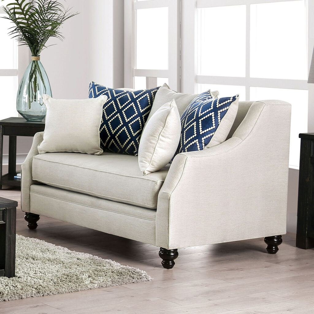 Nefyn Loveseat, Ivory