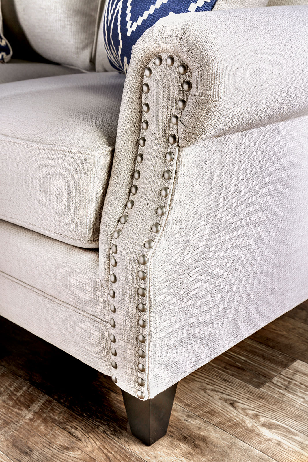 Giovanni Loveseat, Beige - Image 6
