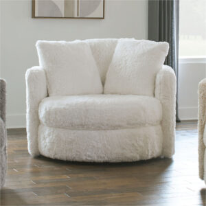 Swivel Chair, White