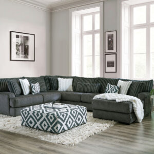 Sectional, Gun Metal
