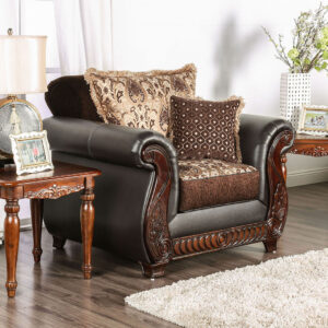 Chair,Dark Brown
