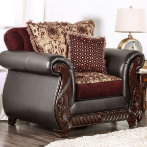 Chair, Burgundy