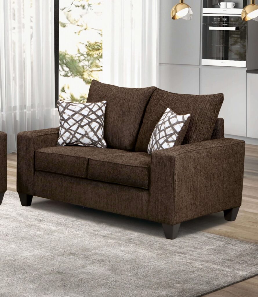West Action Loveseat, Chocolate