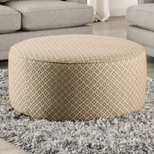 Ottoman, Gray/Gold
