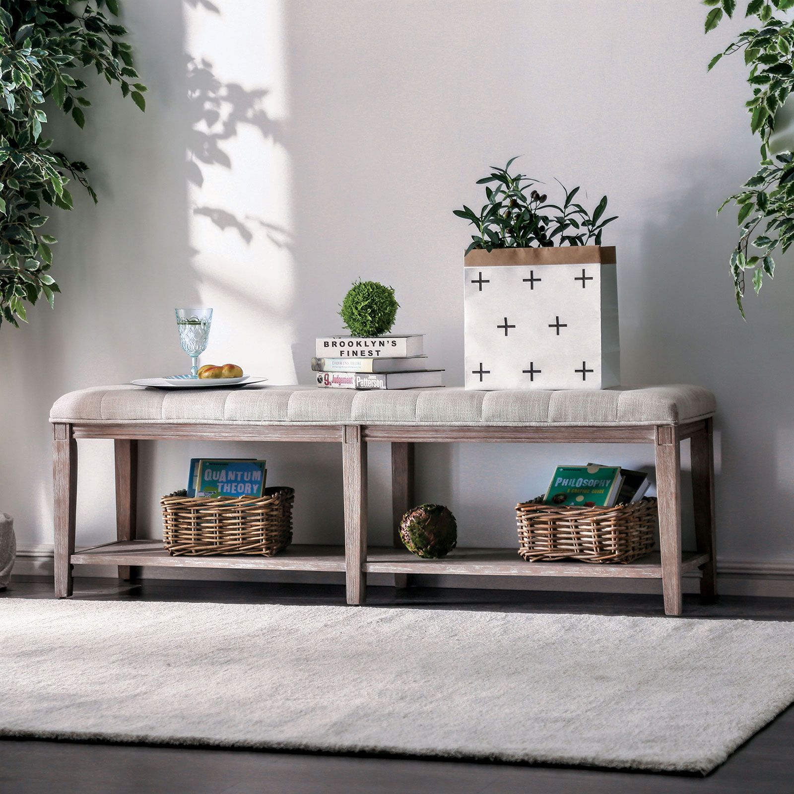 Bench, Beige