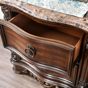 Nightstand, Brown Cherry