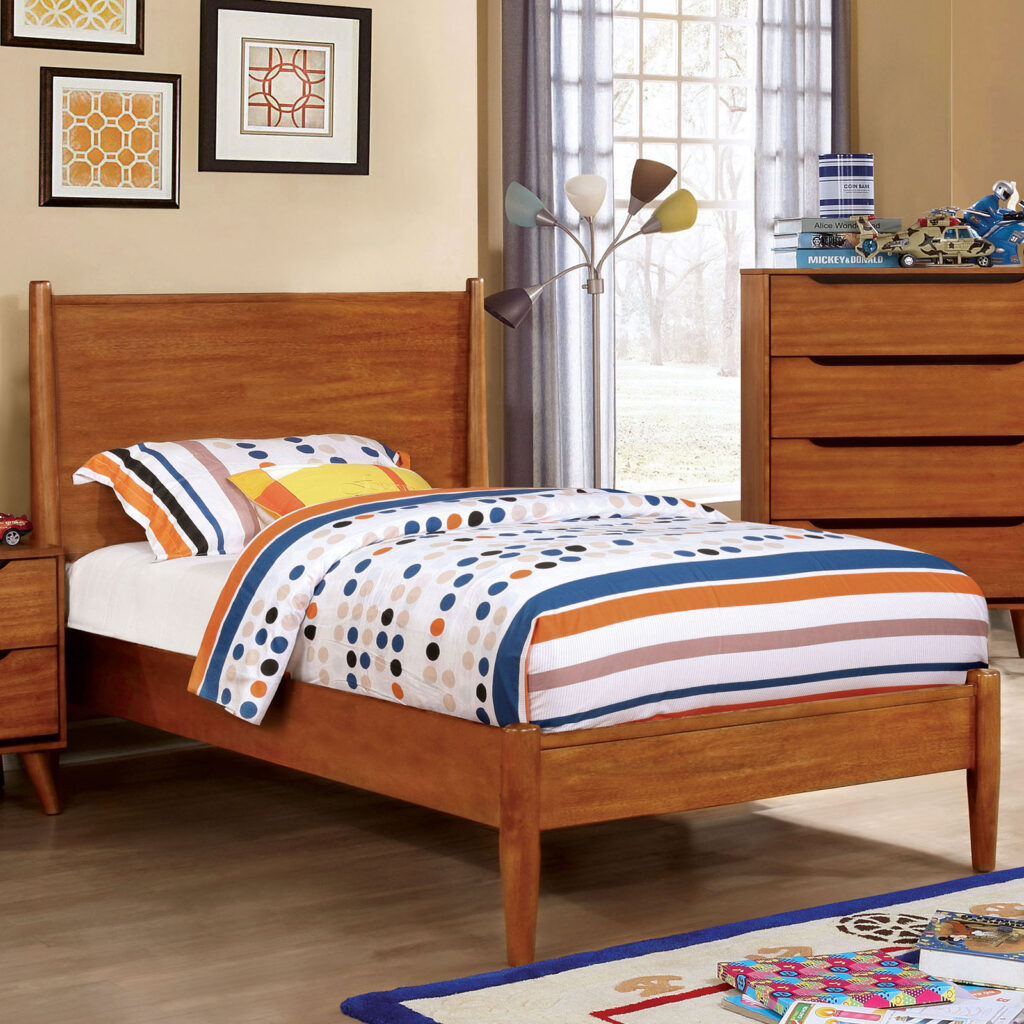 Twin Bed, Oak
