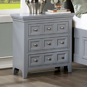 Nightstand w/ USB, Gray