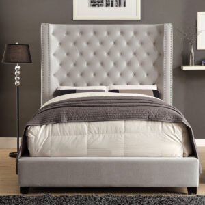 Queen Bed, Ivory