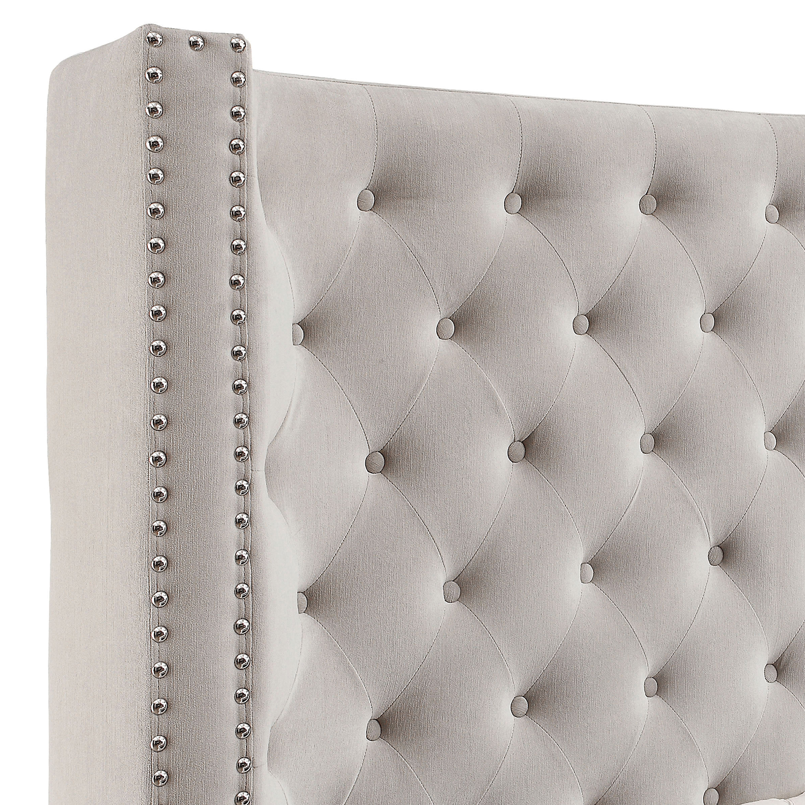 E.King Bed, Ivory