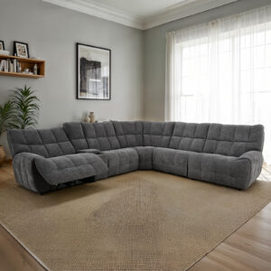Power Sectional, Dark Gray
