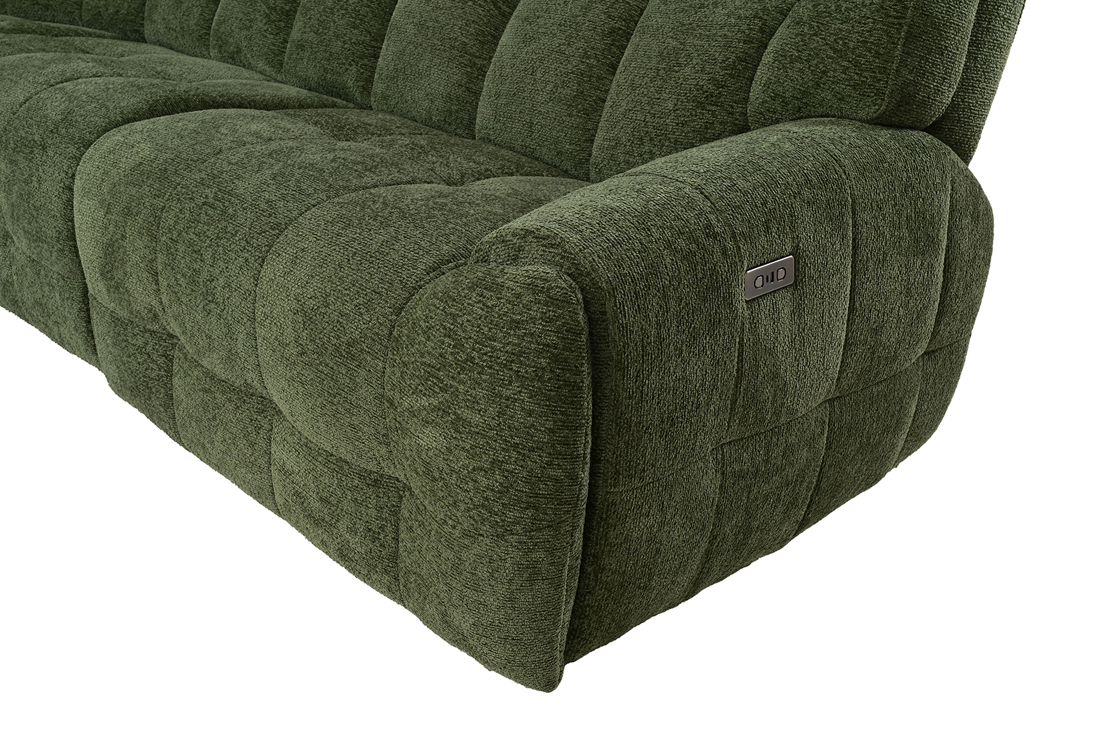 Power Sectional, Jade Green