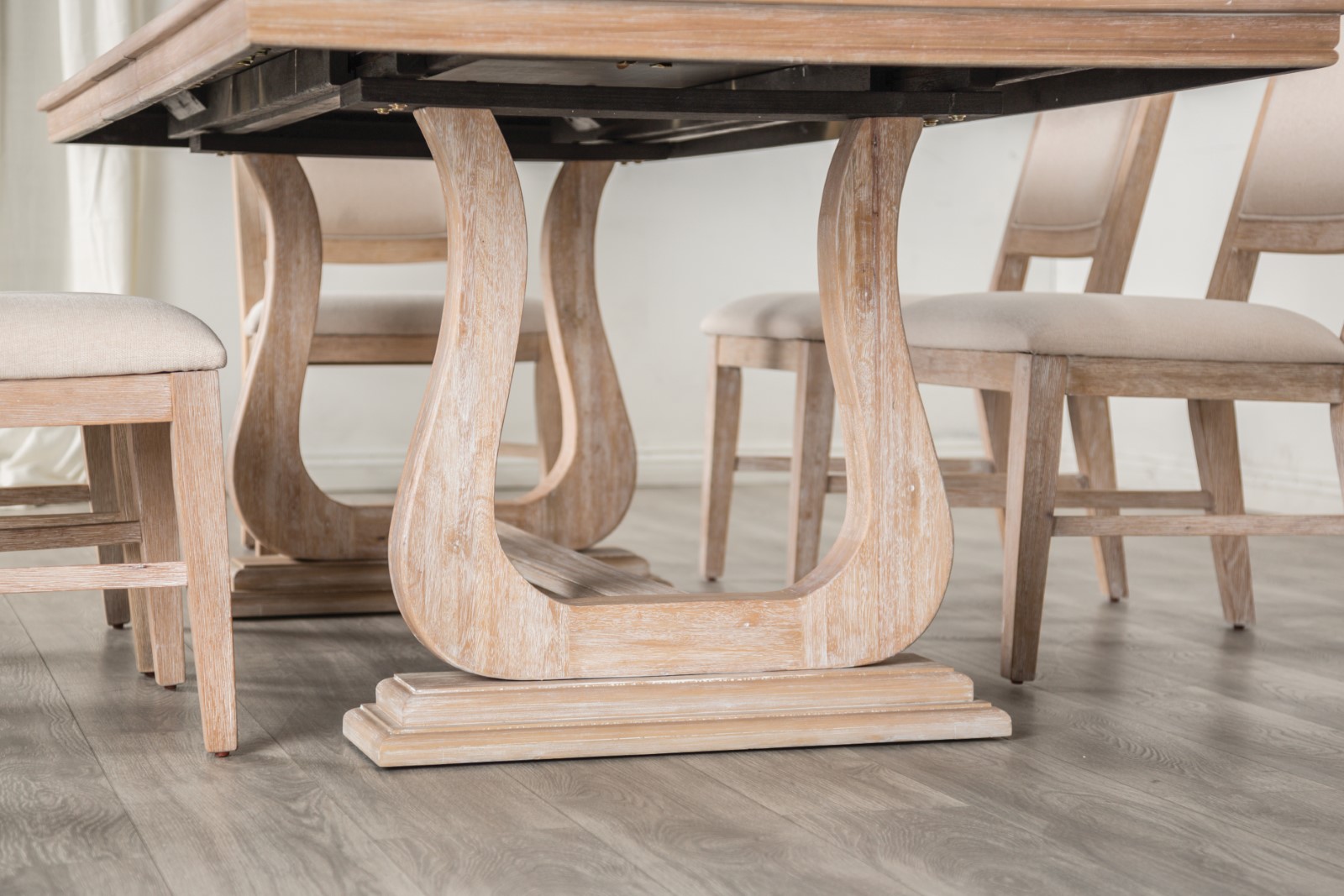 Dining Table, Distressed Natural