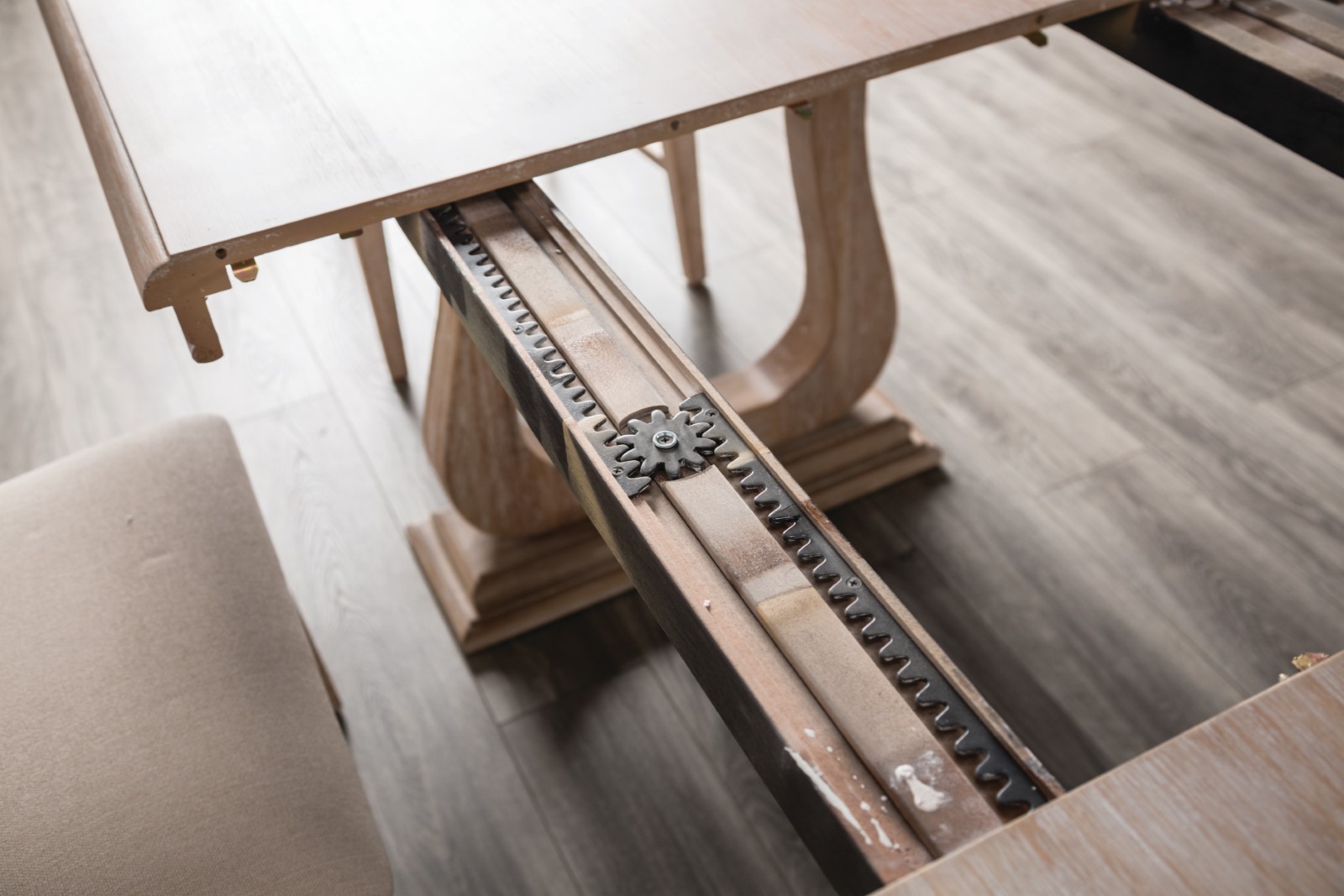Dining Table, Distressed Natural