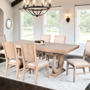 Dining Table, Distressed Natural