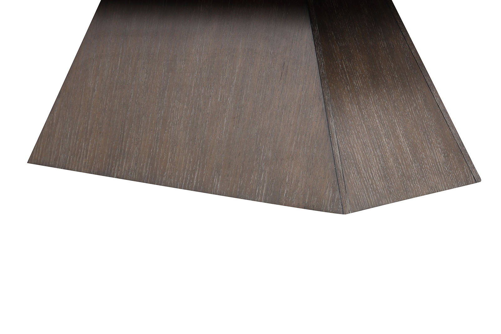 Square Coffee Table, Dark Walnut/White